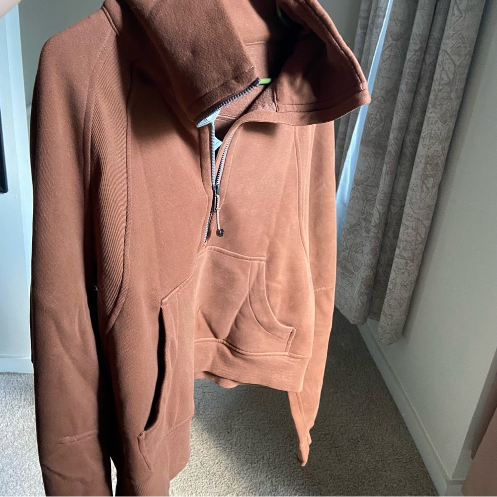 Lululemon Scuba Oversized 1/2 Zip funnel neck
